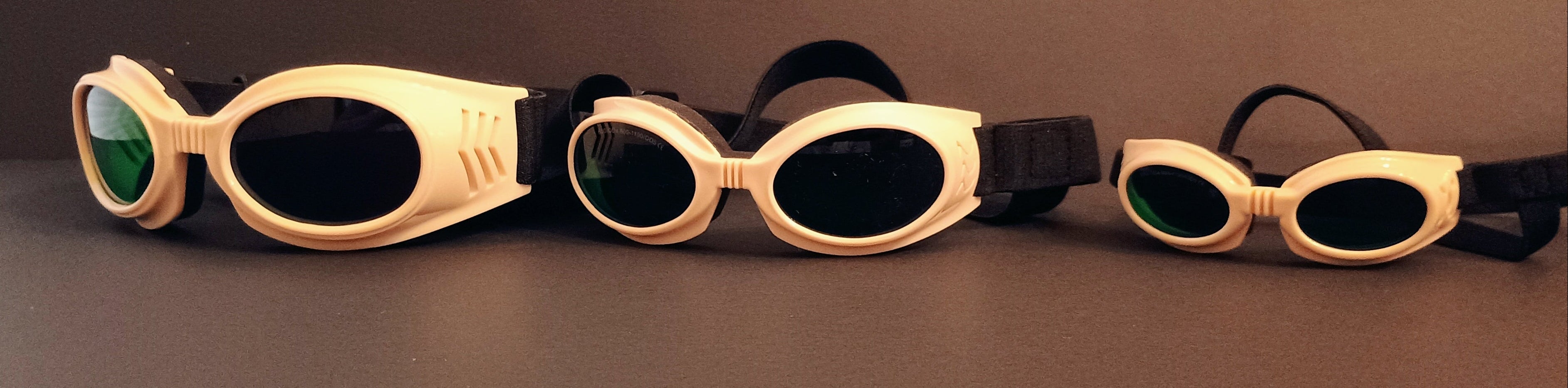Dog Laser Safety Goggles — Complete Set (S, M, L)