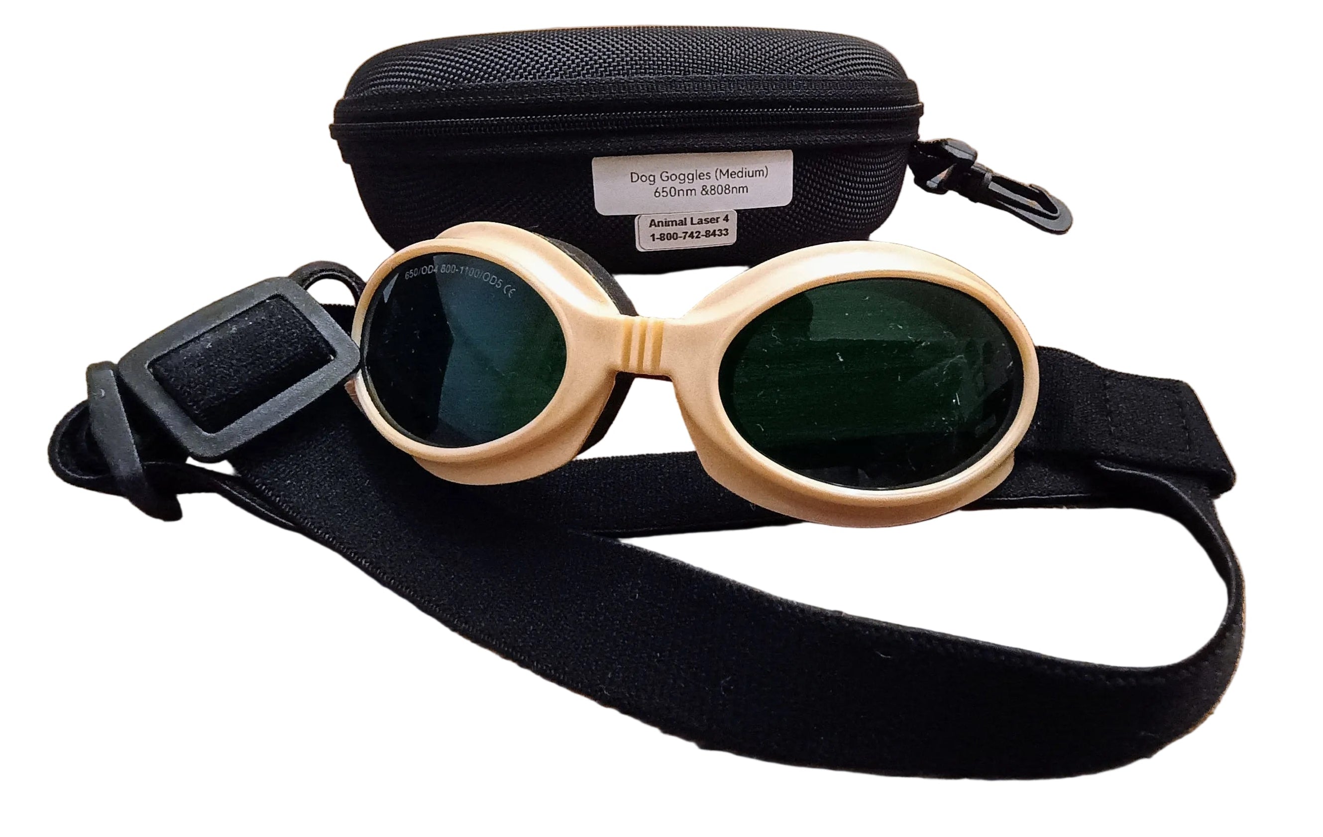 Dog Laser Safety Goggles Medium — For Dogs 15–75 lbs – Pet Laser Pro LLC