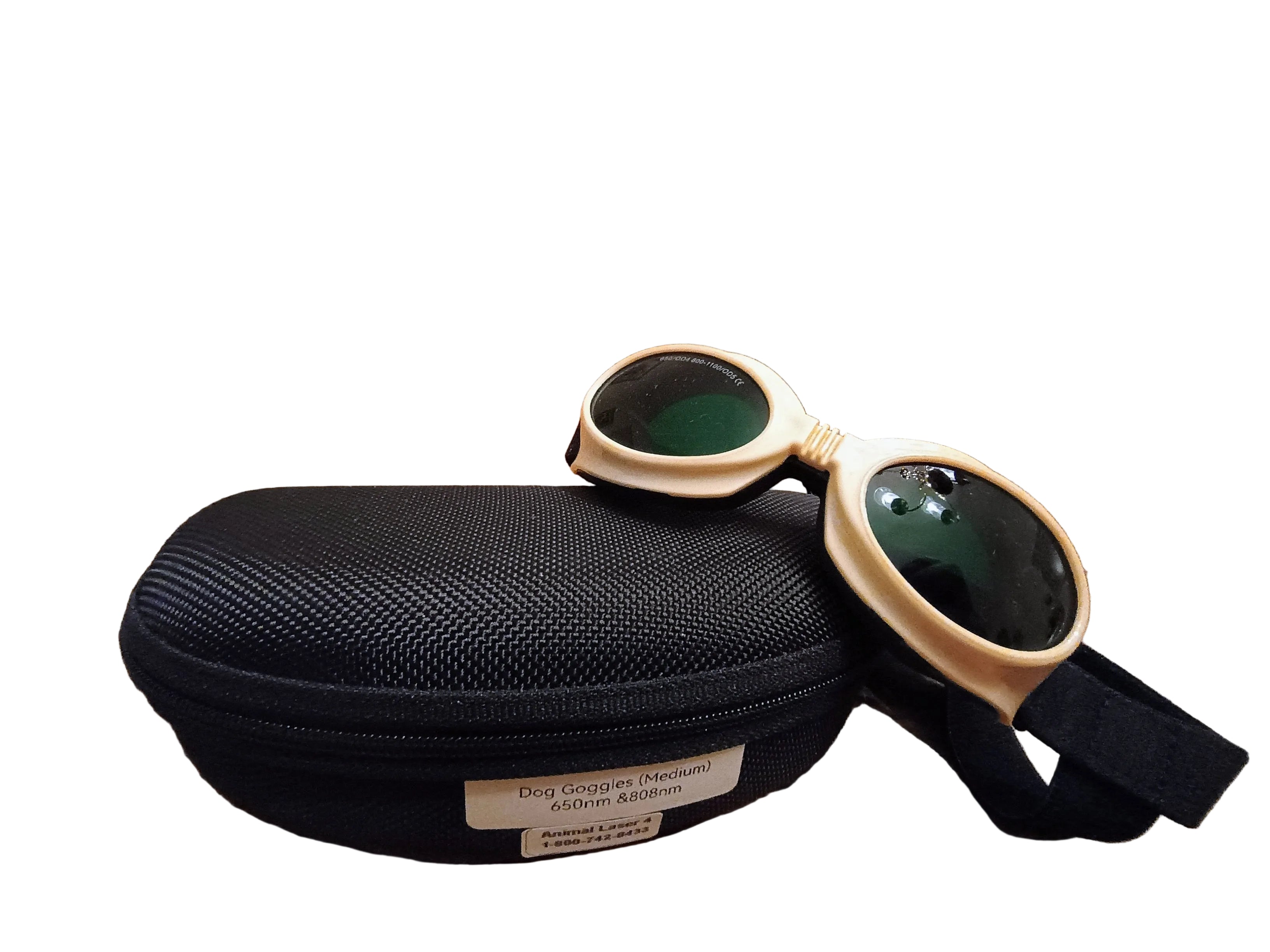 Dog Laser Safety Goggles — Medium (15–75 lbs)