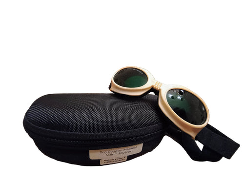 Dog Laser Safety Goggles — Medium (15–75 lbs)