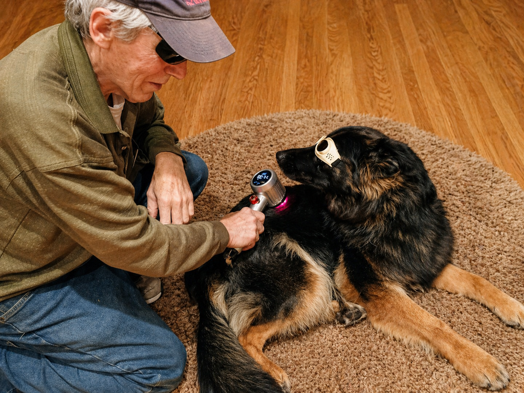 Dog Laser Safety Goggles — Medium (15–75 lbs)
