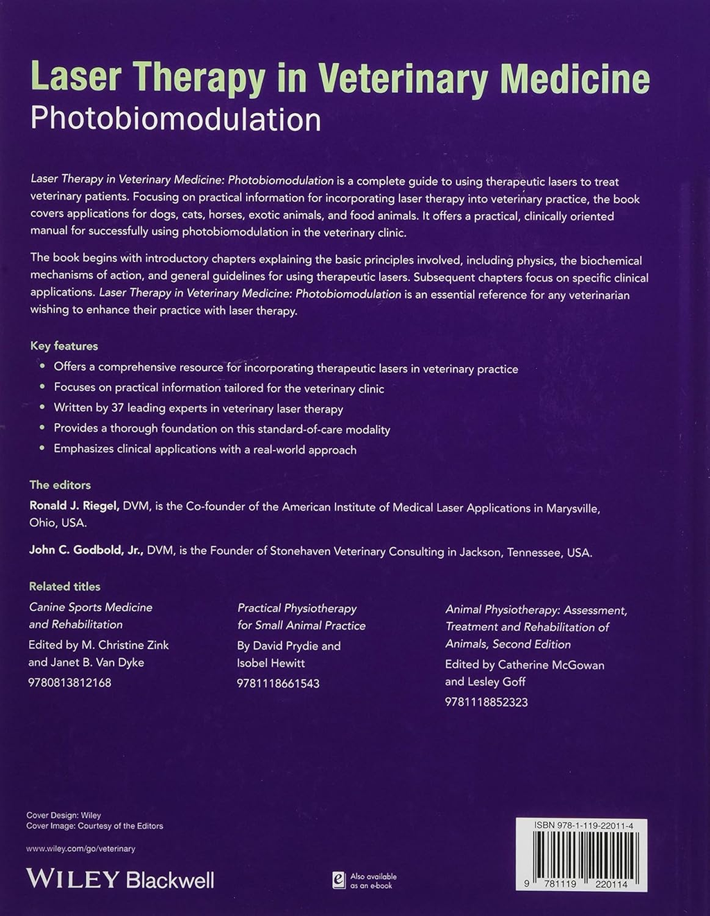 Laser Therapy in Veterinary Medicine: Photobiomodulation