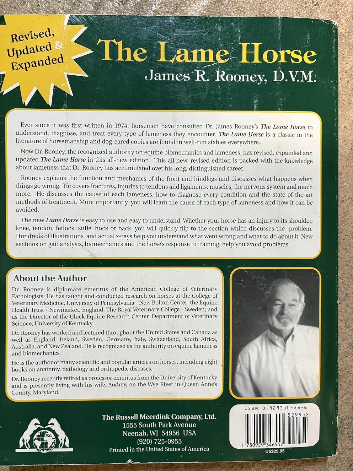 The Lame Horse (Paperback) by James R. Rooney